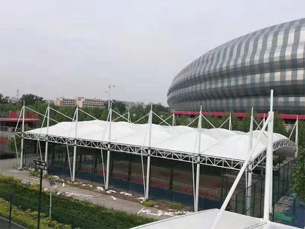篮球场膜结构蓬
